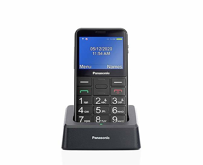 B-Ware Panasonic Senioren Handy Seniorenhandy 1400 M Ah 320 X 240 Pixel 1800 M Hz Schwarz