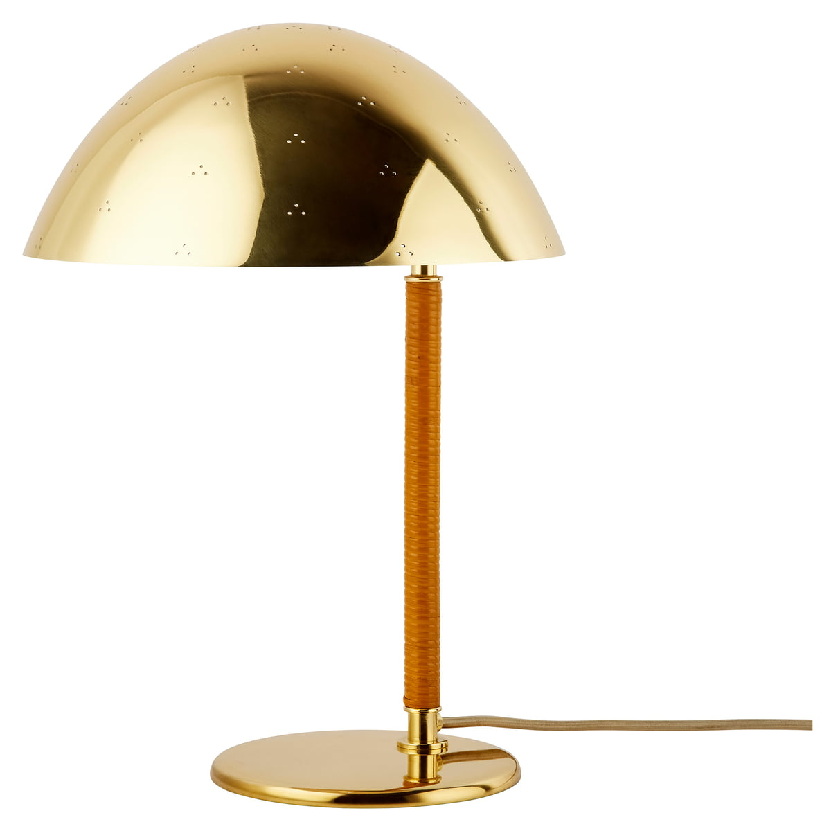 B-Ware Gubi 9209 Tischleuchte Bambus Messing Tischlampe Lampe Leuchte Siehe Text/Foto