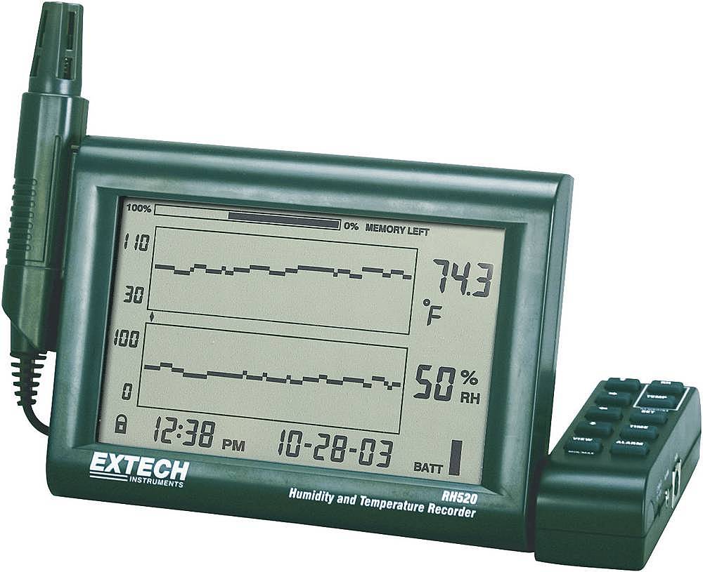 B-Ware Extech Luftfeuchtemessgerät Hygrometer Rh101 10 % R F 95 % R F Rh520 A 220