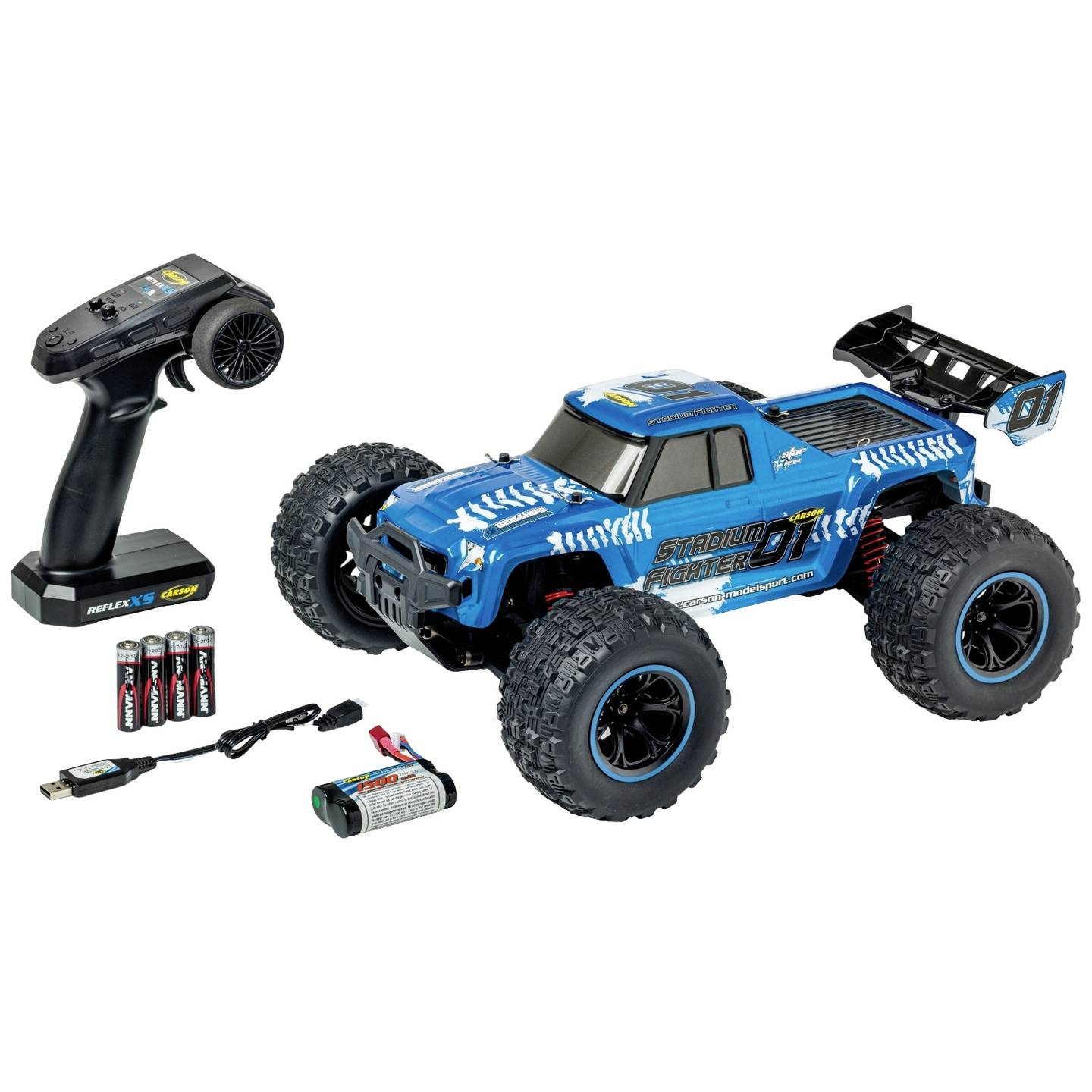 B-Ware Carson Modellsport Rc Modellauto Truggy 1:10 Elektro Brushed Rt R Siehe Text/F820