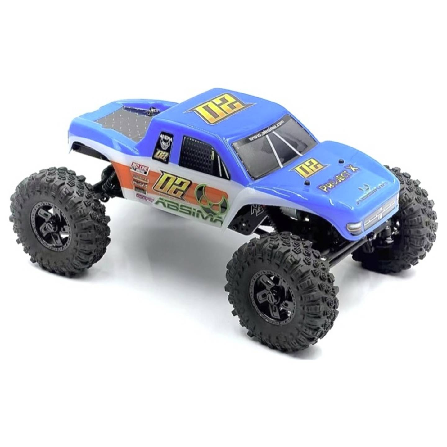 B-Ware Absima Rc Auto Modellauto Crawler Goat Blau Brushless Set Akku Lader 1:18 Rtr