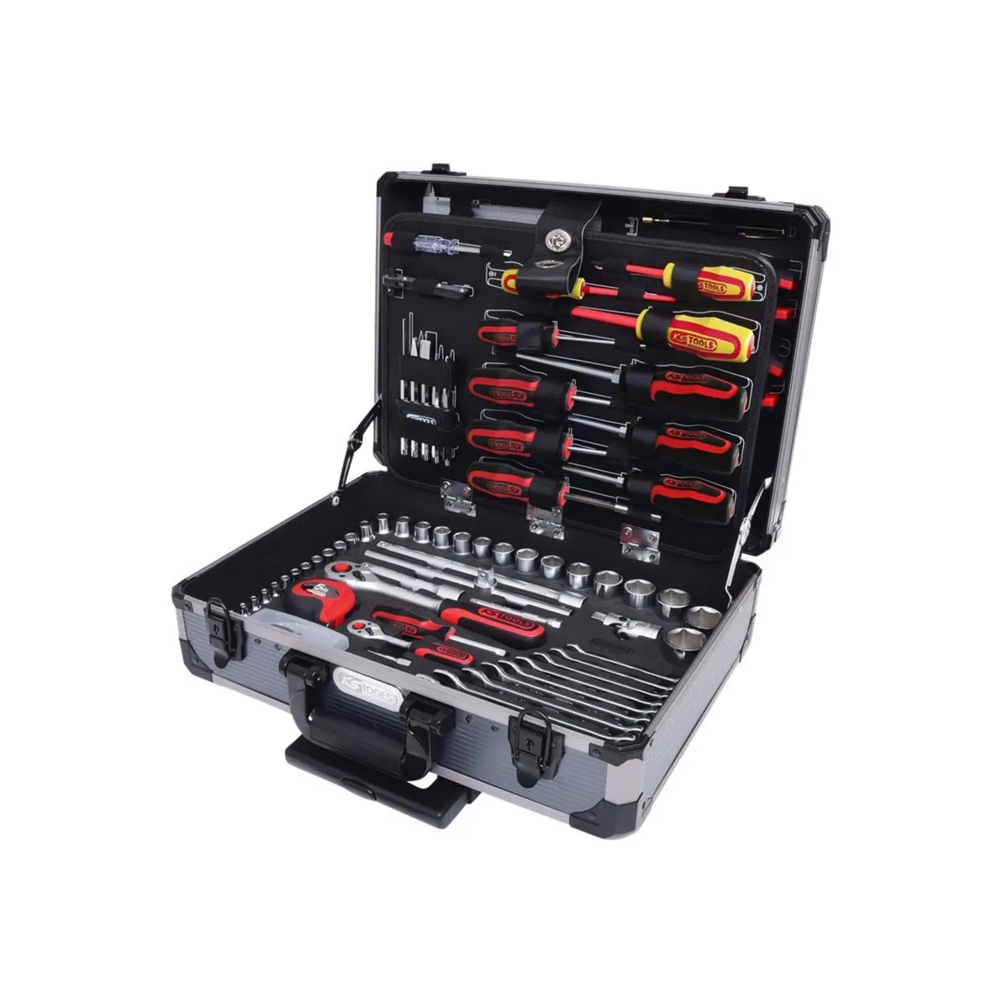 B-Ware Ks Tools Werkzeugset Werkzeugkoffer Steckschlüsselsatz Koffer Chrom Vanadium