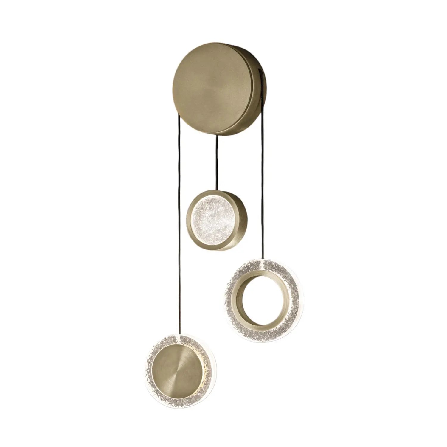 B-Ware Sil Lux Wandleuchte Wandlampe Led Yo Yo Gold Acryl Saccon 3000 K Siehe Text/Foto