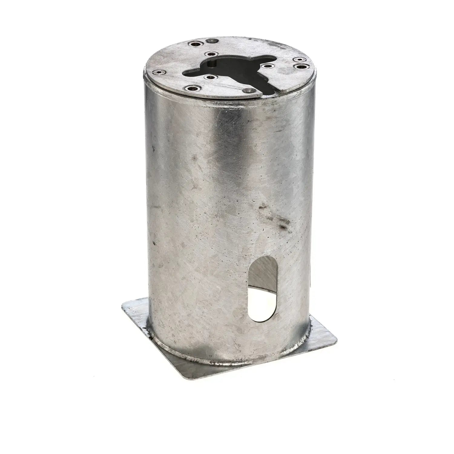 B-Ware Bega Anschlussgehäuse Verteilerdose Wallwasher Bodenaufbauleuchte Stahl 27,5 Cm