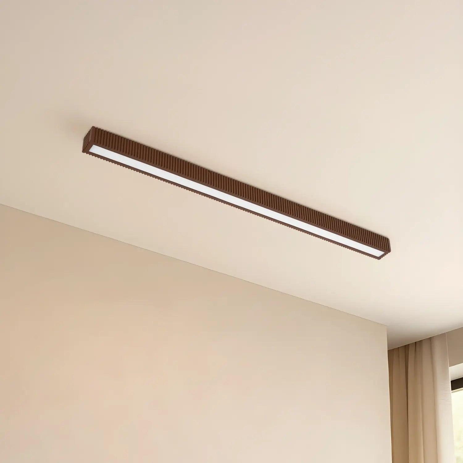 B-Ware Lucande Deckenleuchte Lampe Led Eiche Schwarz Dimmbar Holz Emara586