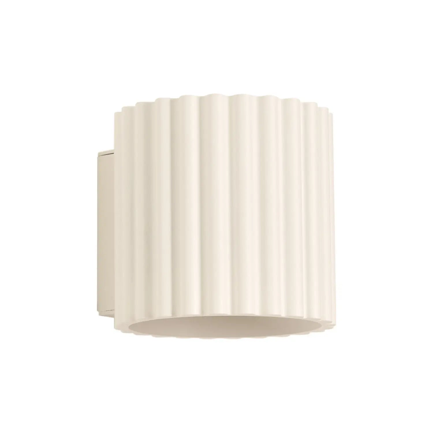 B-Ware Wandleuchte Ribla Wandlampe Leuchte Lampe Beige Aluminium G9 Led Wandbeleuchtung