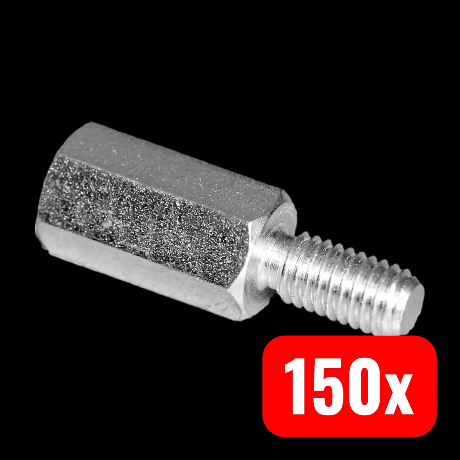 B-Ware Pb Fastener S45530 X30 Abstandsbolzen Abstandshalter 30mm Stahl Zink 150 Stück