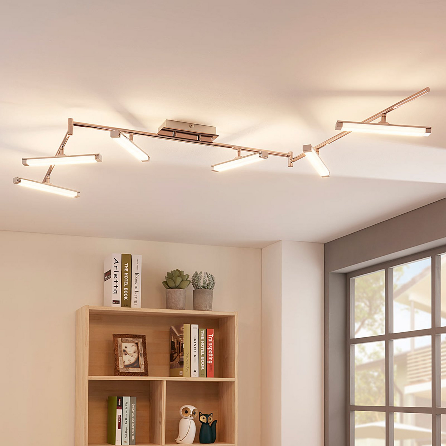 B-Ware Lindby 6 Flammige Led Deckenlampe Pilou Deckenlampe Deko Wohnzimmerleuchte Led