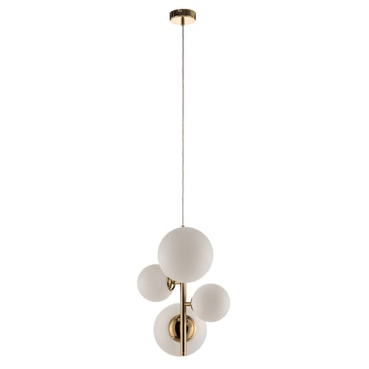 B-Ware Euluna Hängeleuchte Dione Deckenlampe Pendelleuchte Deckenlicht Vierflammig Gold