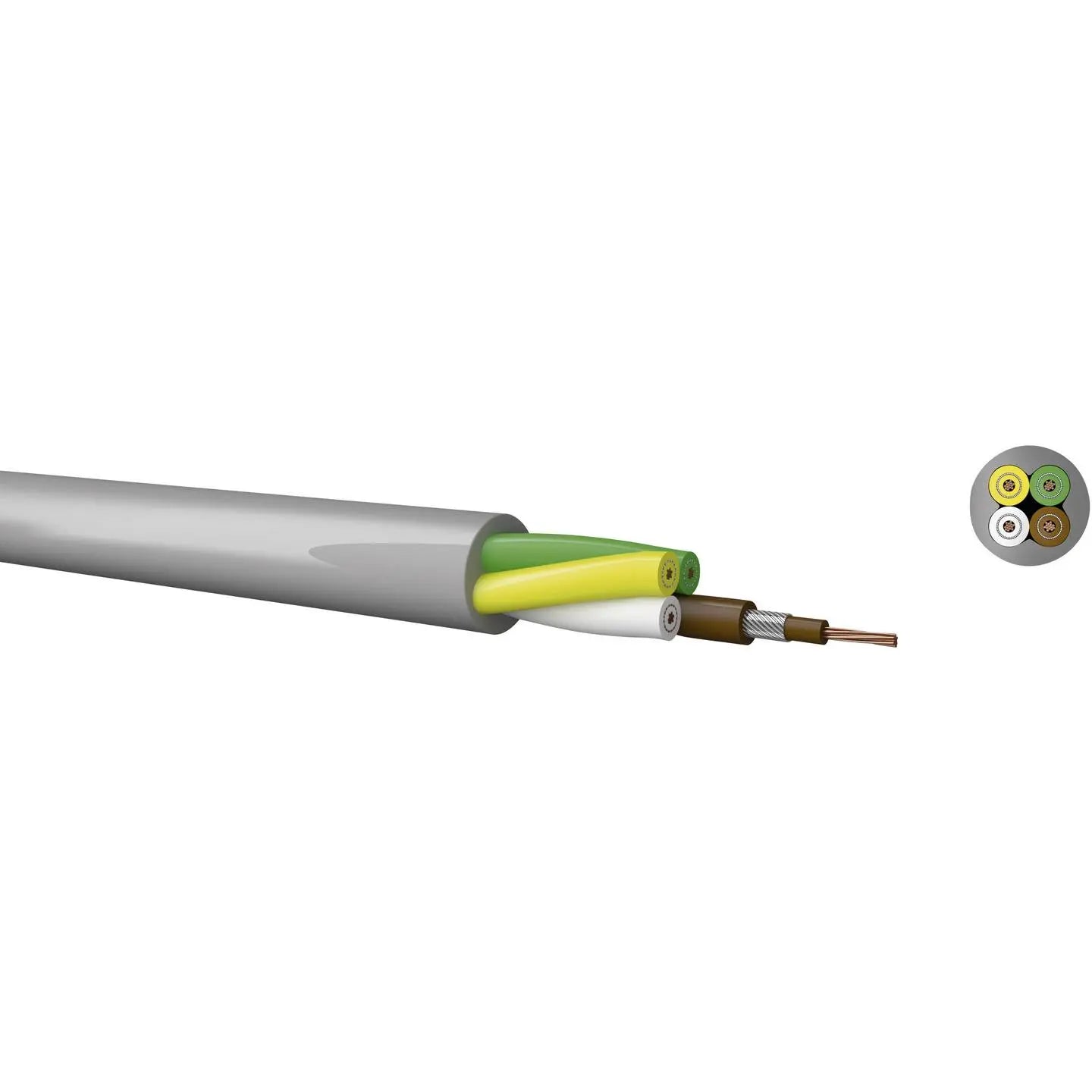 B-Ware Kabeltronik Steuerleitung Steuerkabel Li Y 3 X 0.25 Mm² Grau 140302500 100 100 M