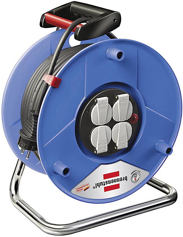 B-Ware Brennenstuhl 1218050 Kabeltrommel 25 M Schutzkontakt Stecker Baustelle Tromme639