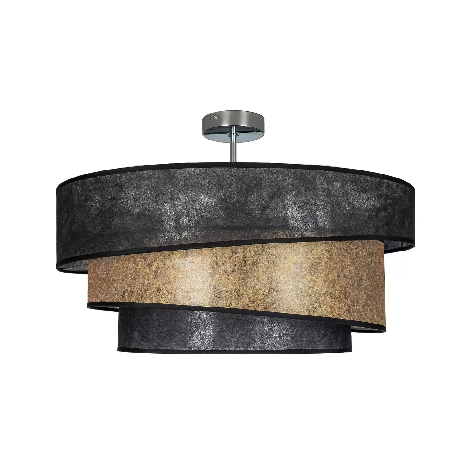B-Ware Lindby Ayvira Deckenleuchte Deckenlampe Hängeleuchte Lampe Leuchte Schwarz Gold