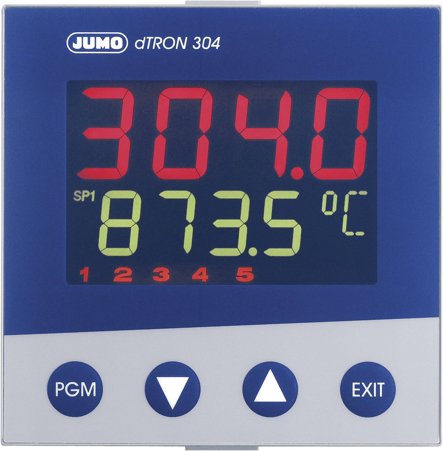 B-Ware Jumo dTRON 304 PID Temperaturregler Kompaktregler mit Programmfunktion Regler