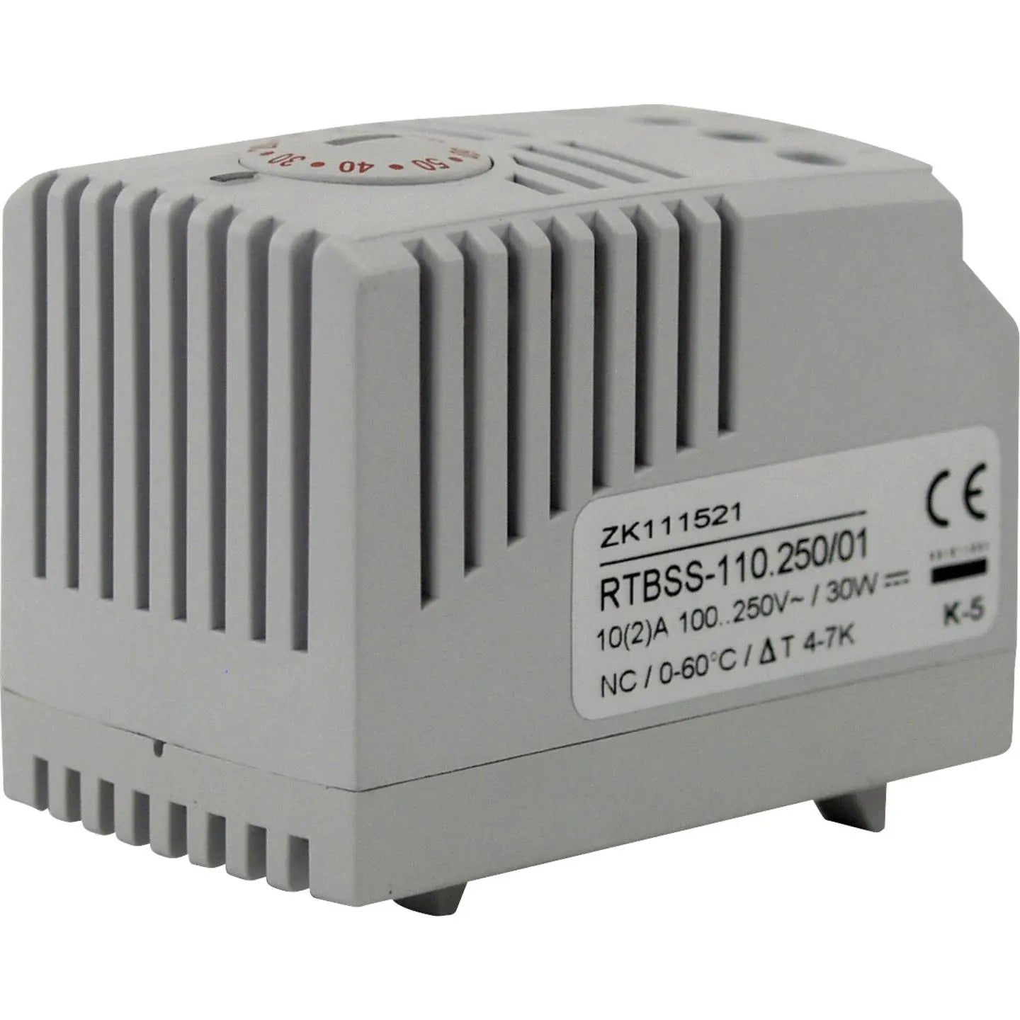 B-Ware Elmeko Thermostat Temperaturregler Tro60 Schaltschrankregler Bimetall Hutschiene