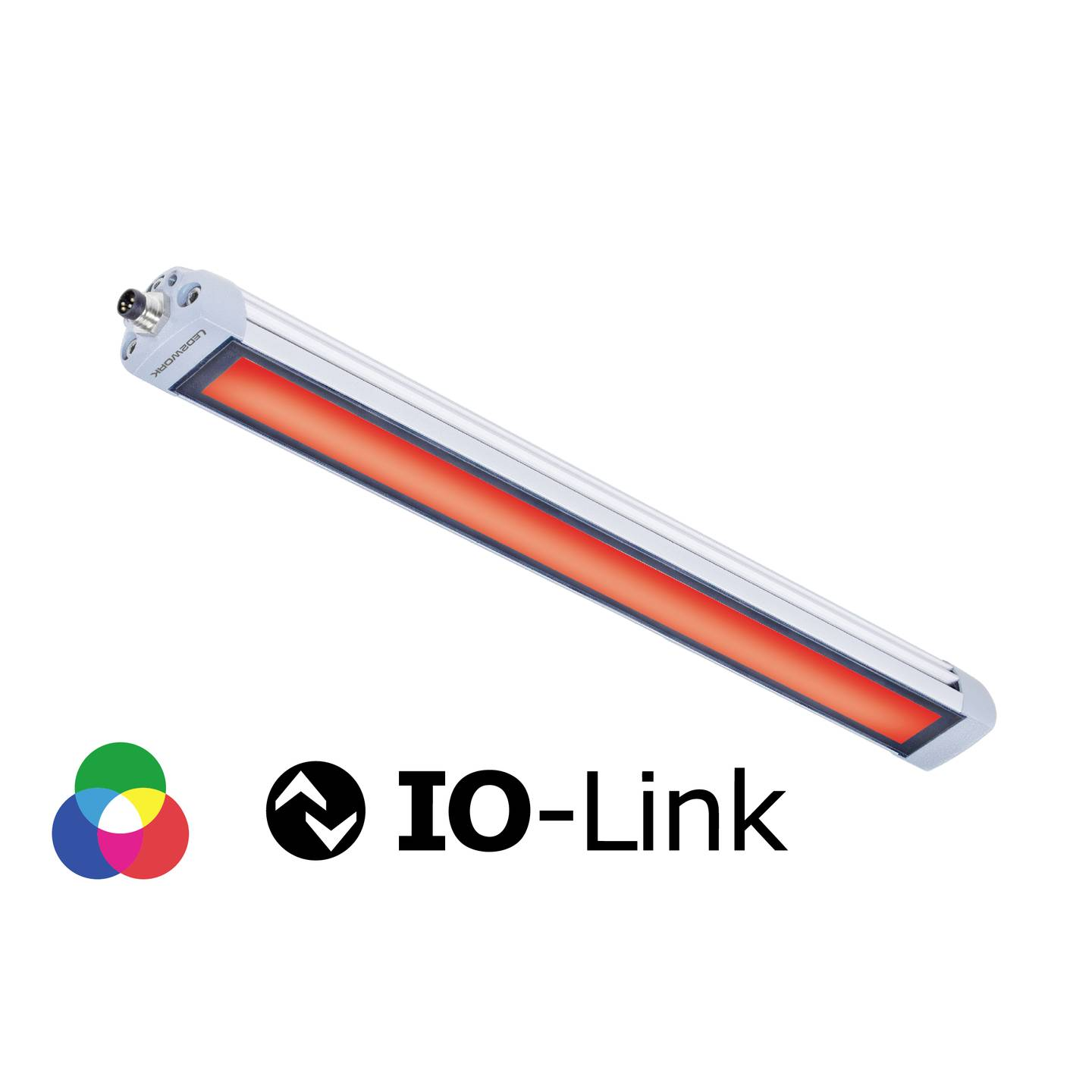 B-Ware Led2 Work Maschinenleuchte Lichtleiste Led Arbeitsleuchte Rgbw 870mm Io Link