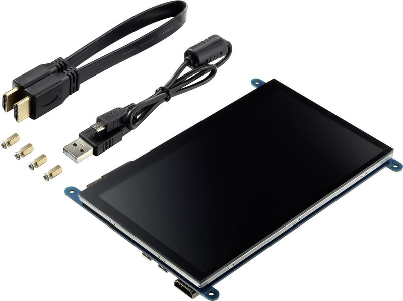 B-Ware Tru Components Touchscreen Modul 17.8cm 7 Zoll 800x480 Pixel Raspberry Pi Banana