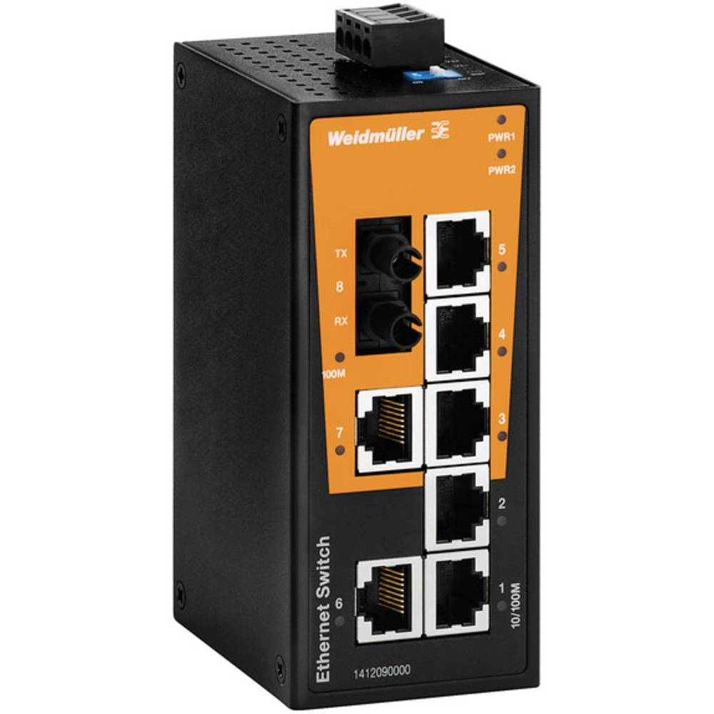 B-Ware Weidmüller Ie Sw Bl08 7 Tx 1 St Industrial Ethernet Switch 10 / 100 M Bit/S Hub