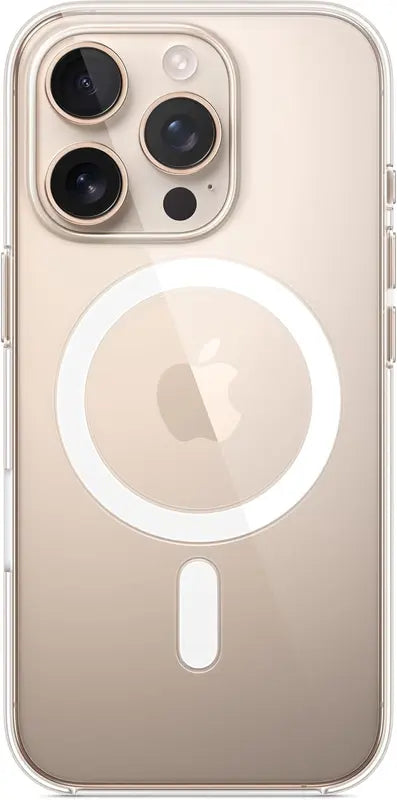 B-Ware Apple Clearcase Mag Safe Hülle Schutzhülle I Phone 16 Pro Transparent Backcover