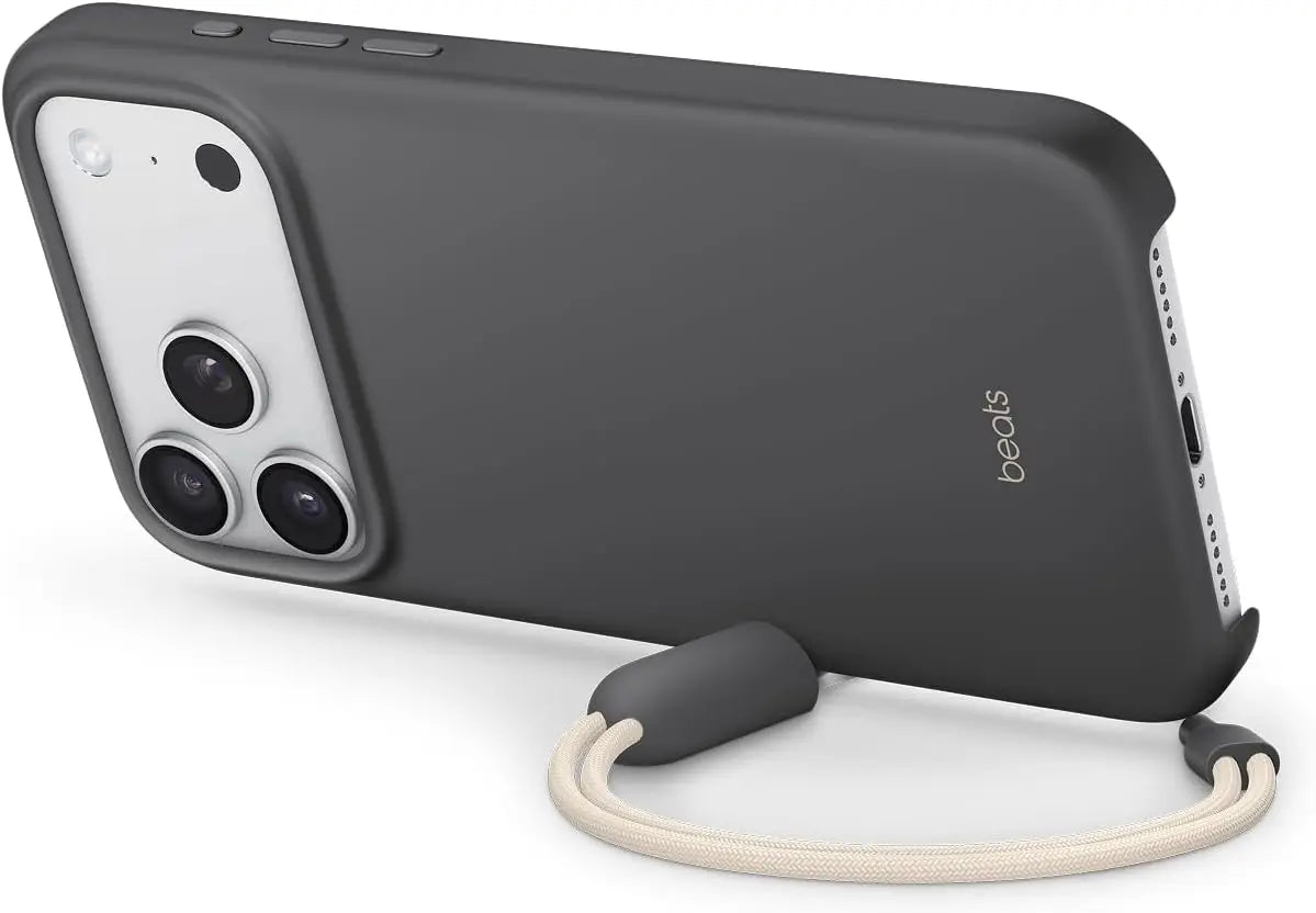 B-Ware Beats Hülle Tasche I Phone 17 Pro Max Mag Safe Ständer Trageschlaufe Granitgrau
