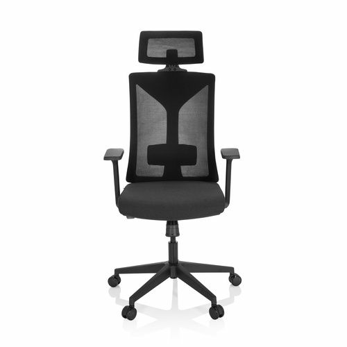B-Ware Hjh Office Bürostuhl Drehstuhl Kodiak Stoff Netzstoff Schwarz Schreibtisch499