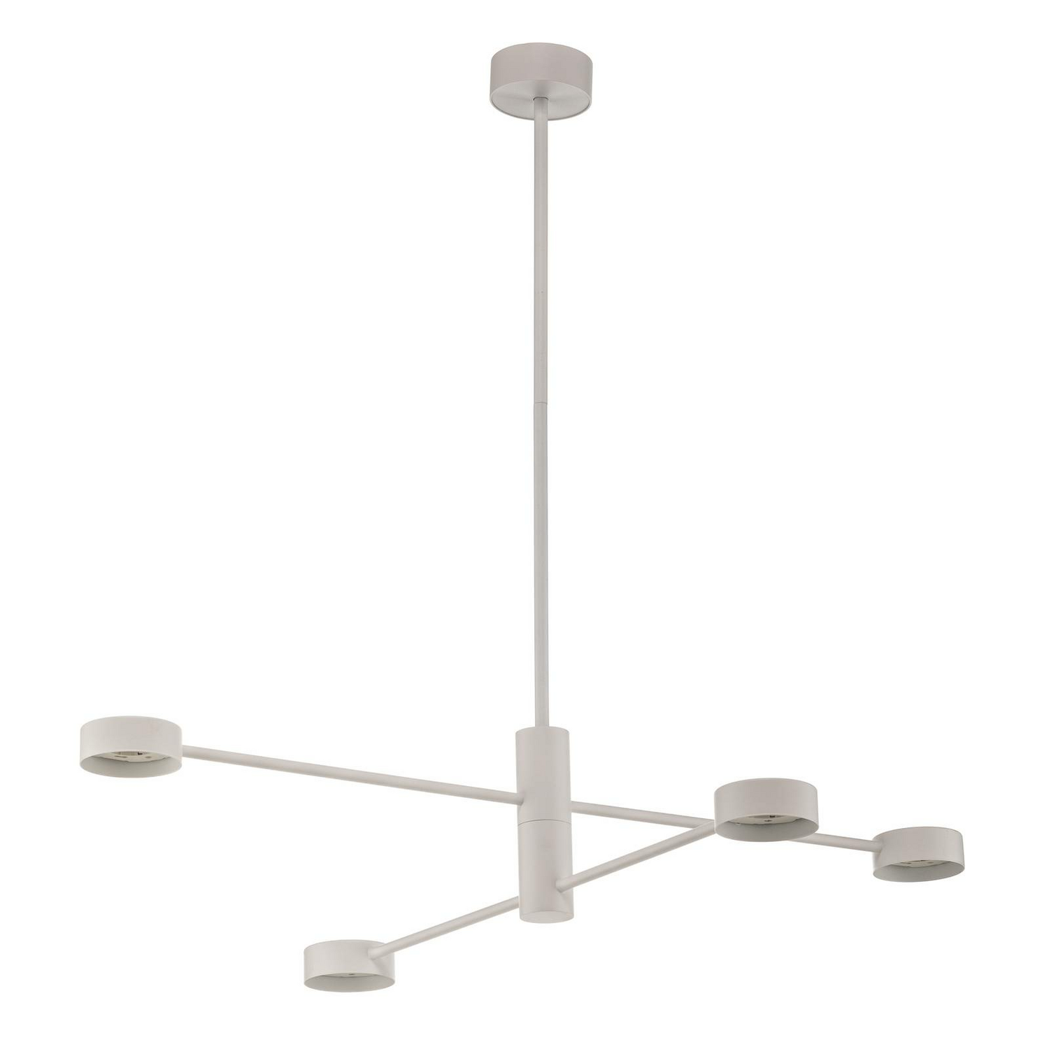 B-Ware Nowodvorski Deckenlampe Orbit Iv Deckenleuchte Lampe Licht Vierflammig Gx53 Weiß