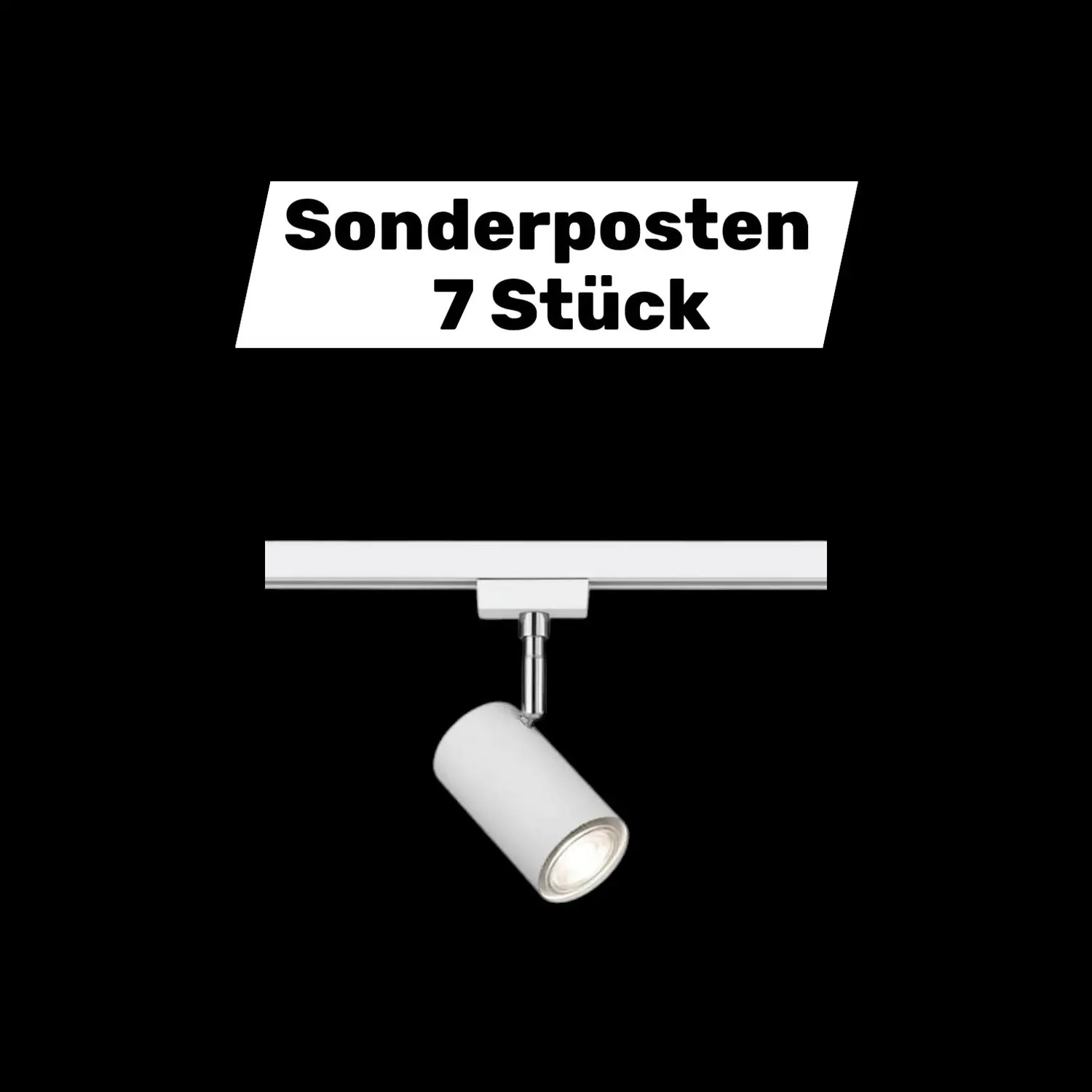 B-Ware Trio Lighting 2 Phasen Spot Du Oline Deckenspot Deckenlampe 782401 Gu10 7 Stück
