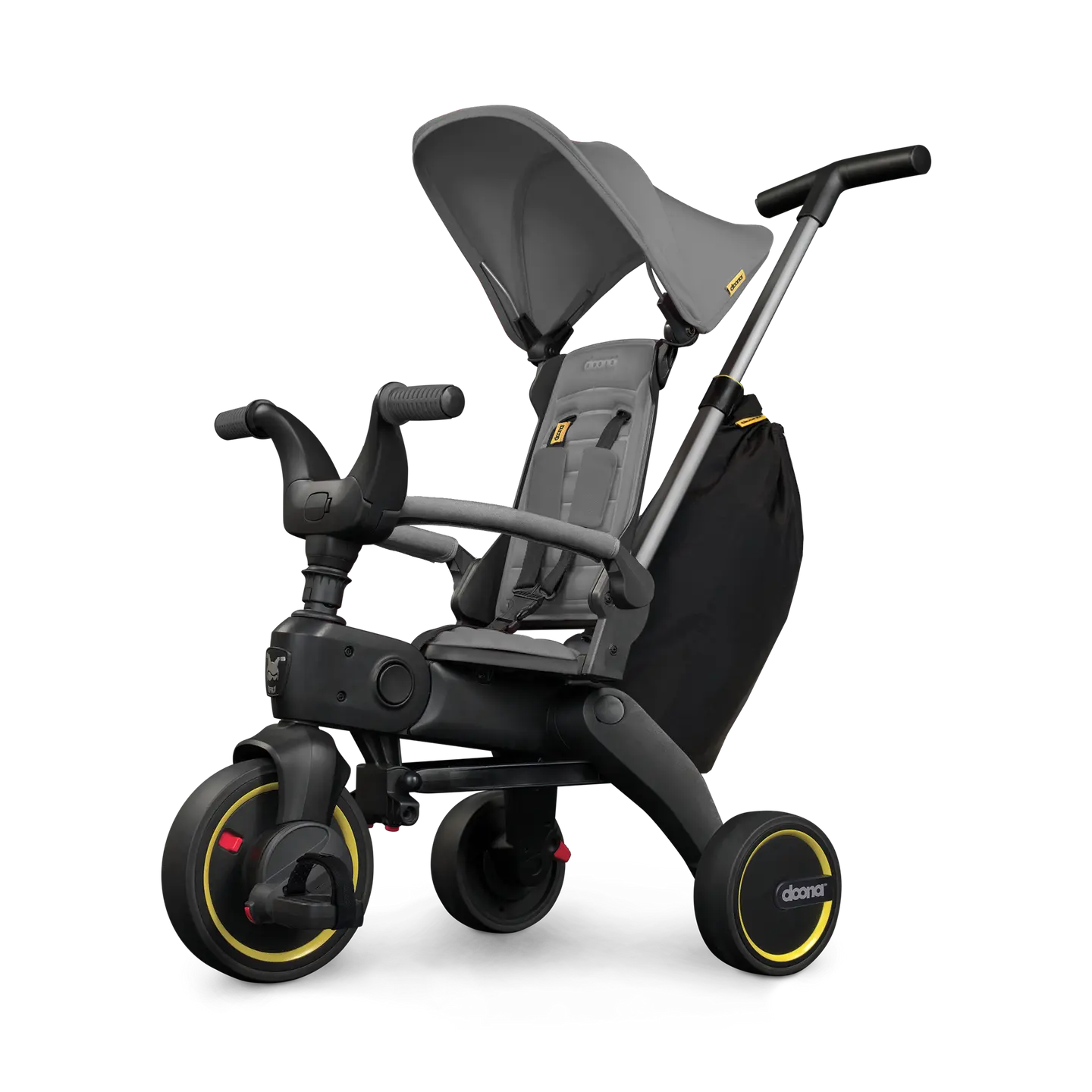 B-Ware Doona Dreirad Kinderfahrzeug Buggy Liki Trike S3 Grey Hound Grau Faltbar 5 In 1