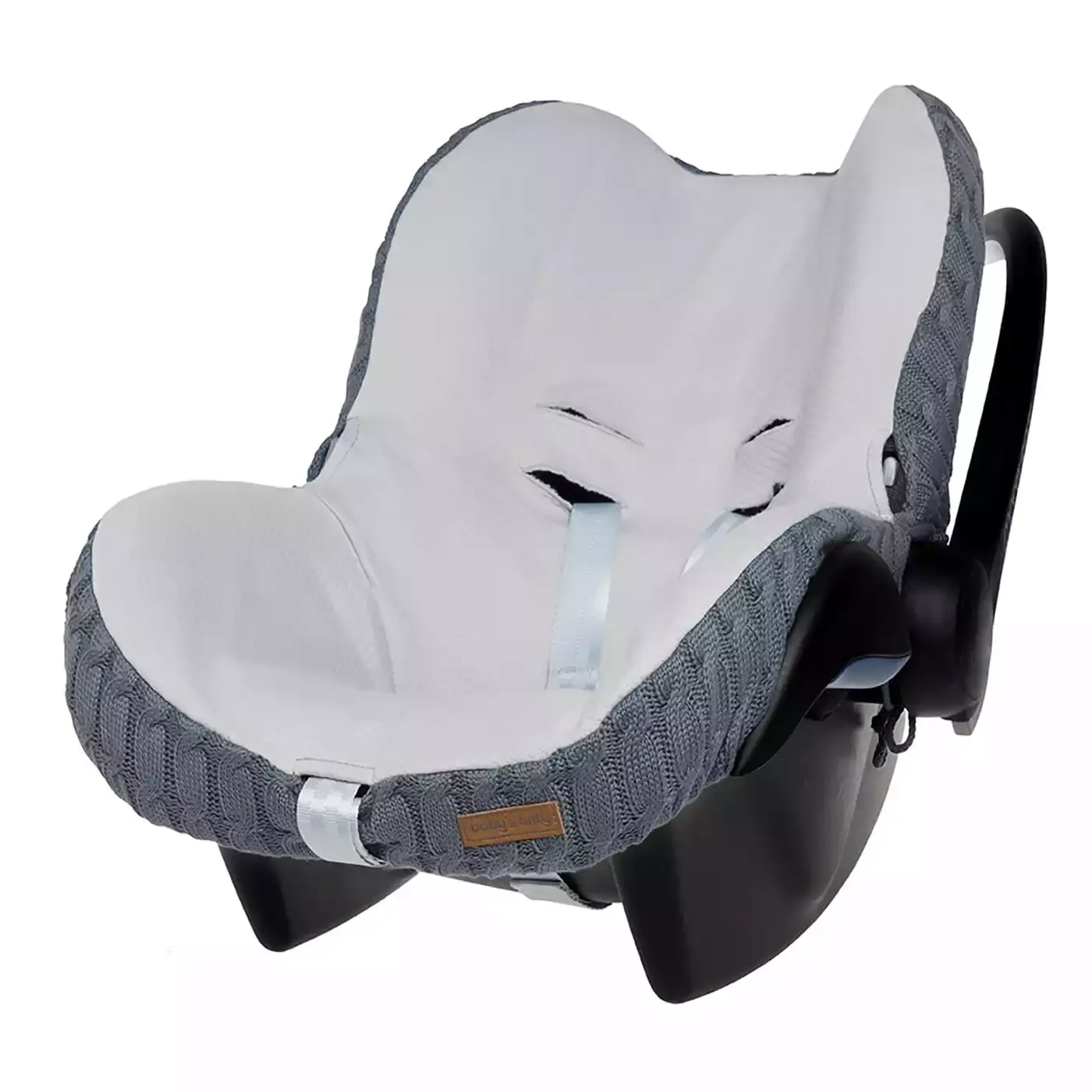 B-Ware Baby's Only Sitzbezug Bezug Maxi Cosi Babyschale Cable Granit Kindersitz Granit