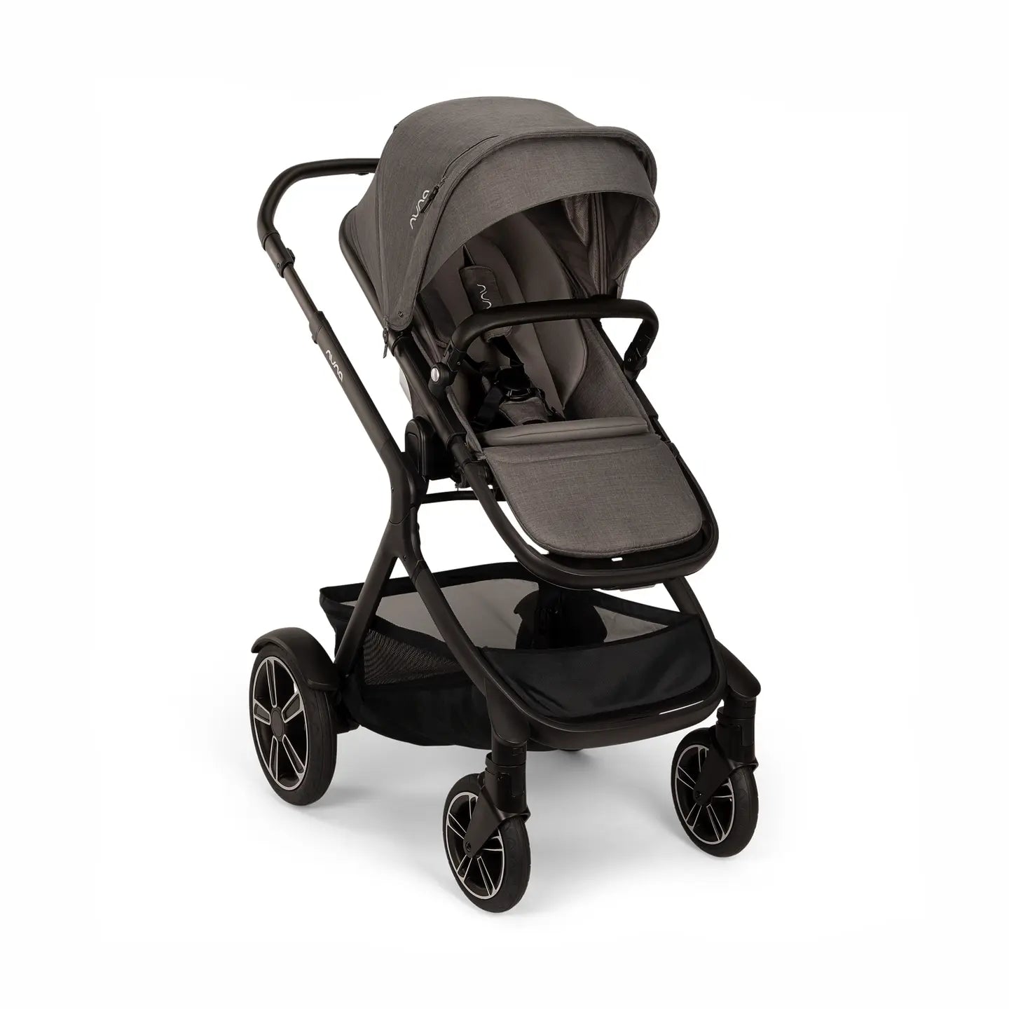 B-Ware Nuna Kinderwagen Buggy Demi Next Thunder Grau Sportsitz Einkaufskorb Regenschutz
