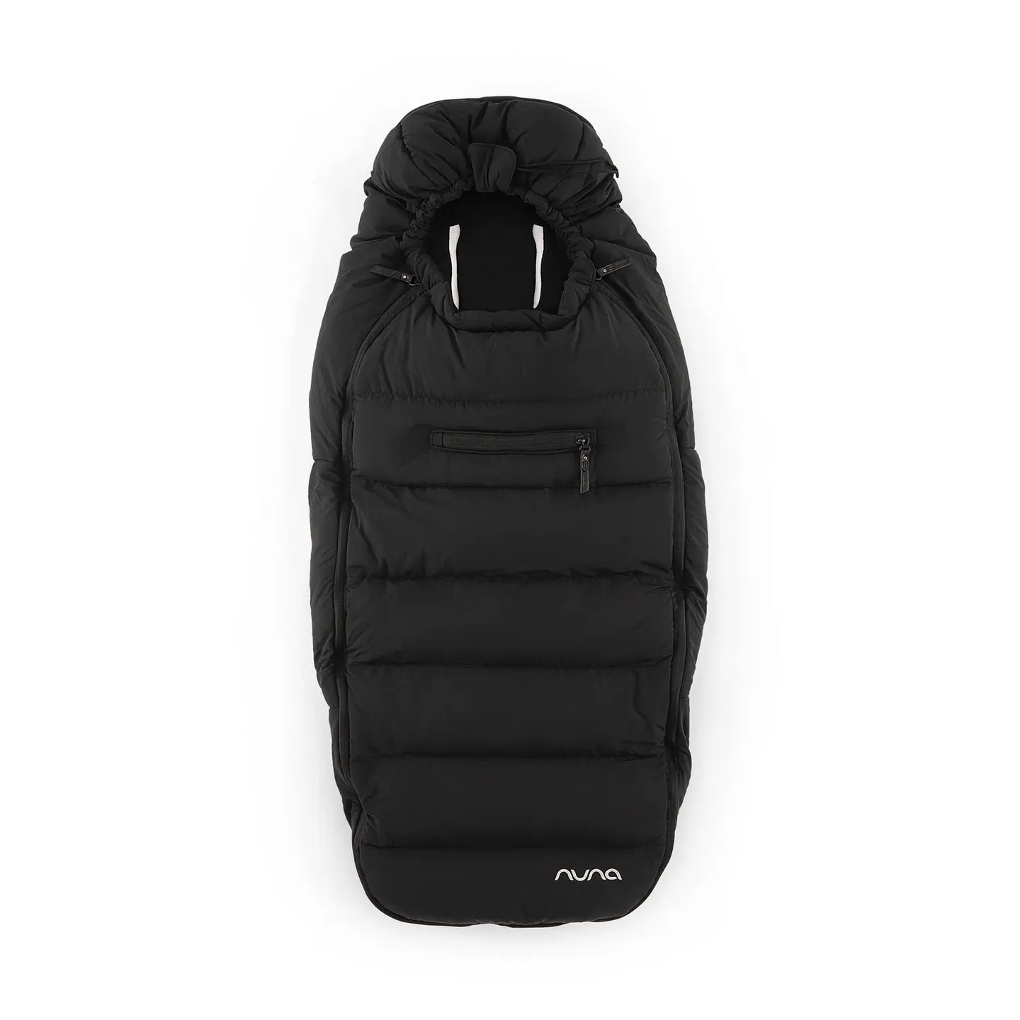 B-Ware Nuna Kinderwagen Set Fußsack Handschuhe Baby Wagen Set Caviar Schwarz Winter