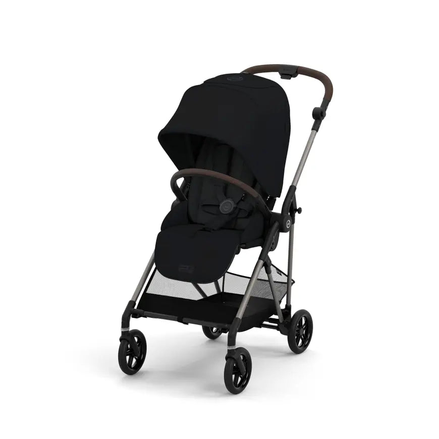 B-Ware Cybex Kinderwagen Buggy Melio Magic Black Stadtwagen Schwarz Sitz Kinderbuggy