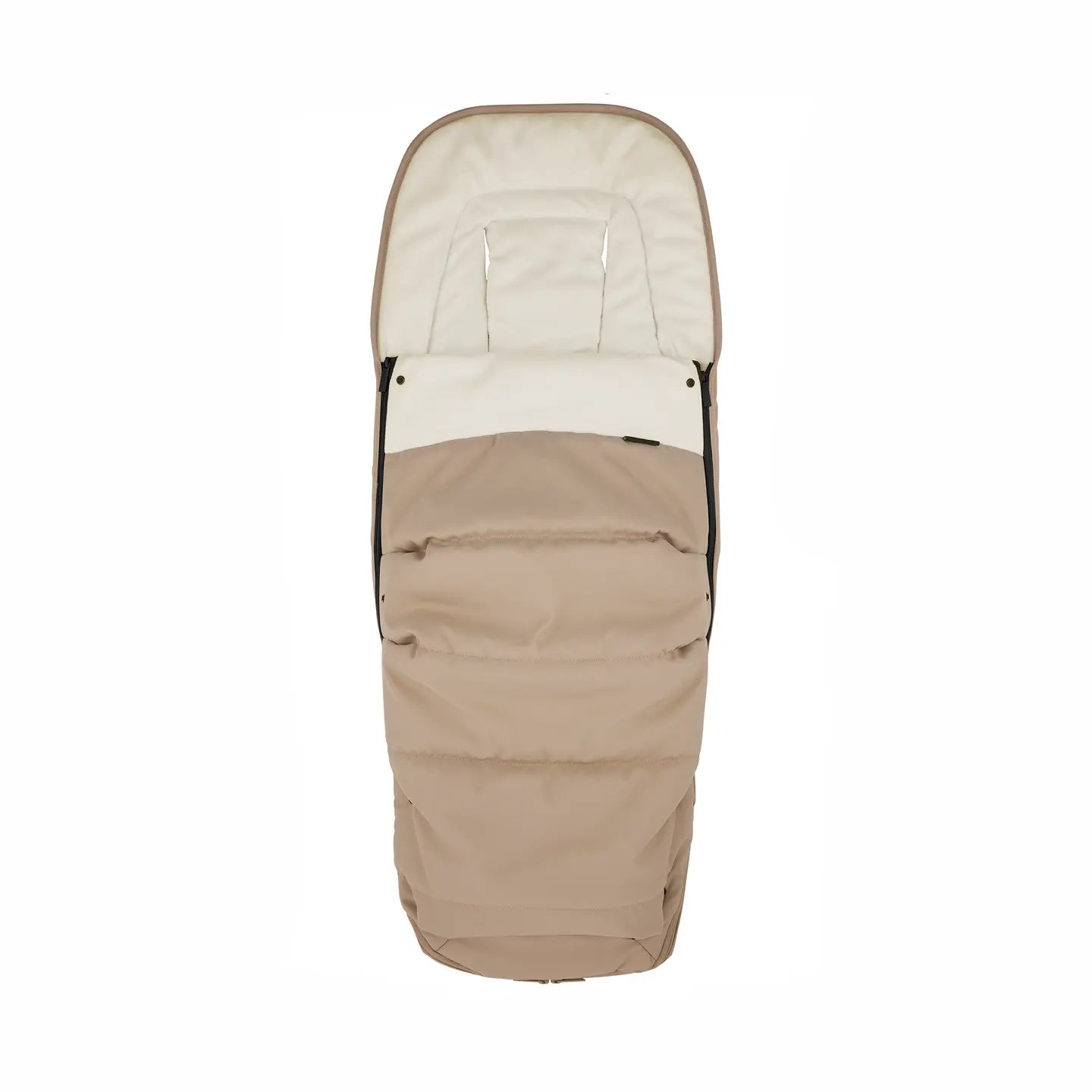B-Ware Easywalker Fußsack Kinderwagen Fußwärmer Zoey Baby Almond Taupe Fleece Komfort