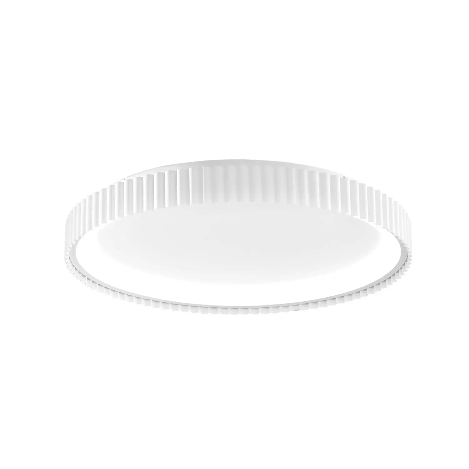 B-Ware Luce Ambiente Design Led Deckenleuchte Deckenlampe Niike Weiß Metall ø50cm Cct