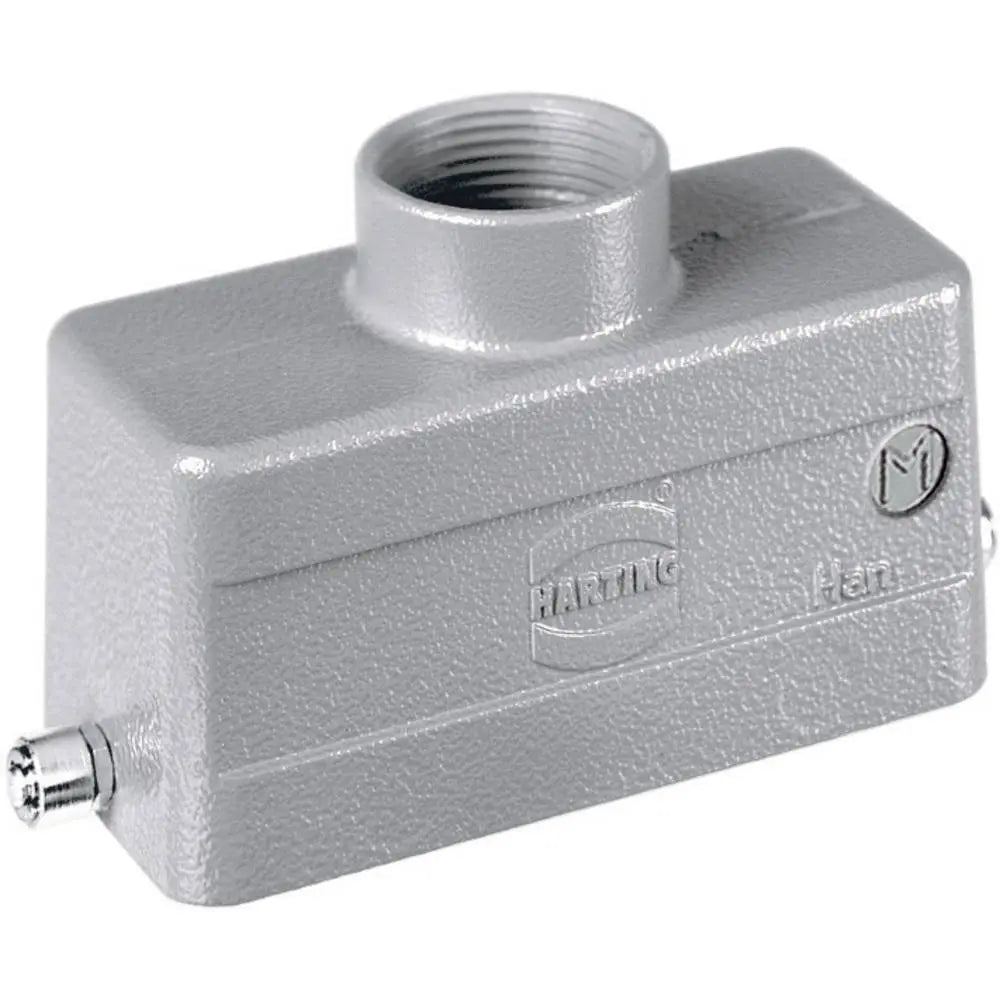 B-Ware Harting Tüllengehäuse Gehäuse Han 16 B Steckergehäuse Grau M25 Ip65 1 Stück