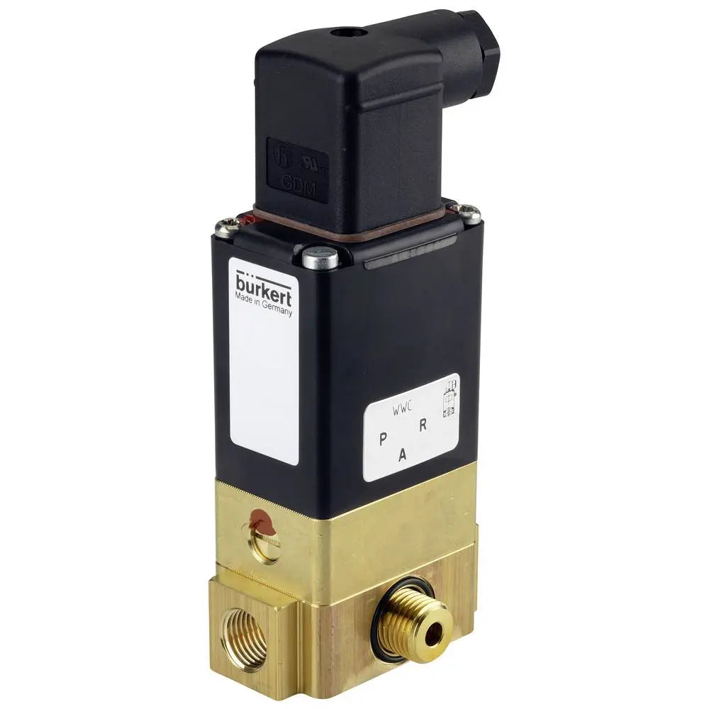 B-Ware Bürkert Magnetventil Magnetventil Ventil Steuerung Handbetätigung Epdm Messing