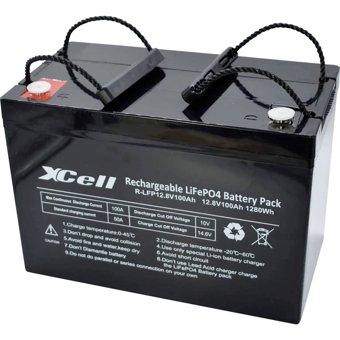 X Cell Lfp12100 Spezial Akku Li Fe Po Block Schraubkontakt Li Fe Po 4 12.8 V 100 Ah B-Ware