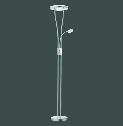 B-Ware Just Light Stehleuchte Standleuchte Led Leselampe Lesearm Dimmbar Stahl Helia