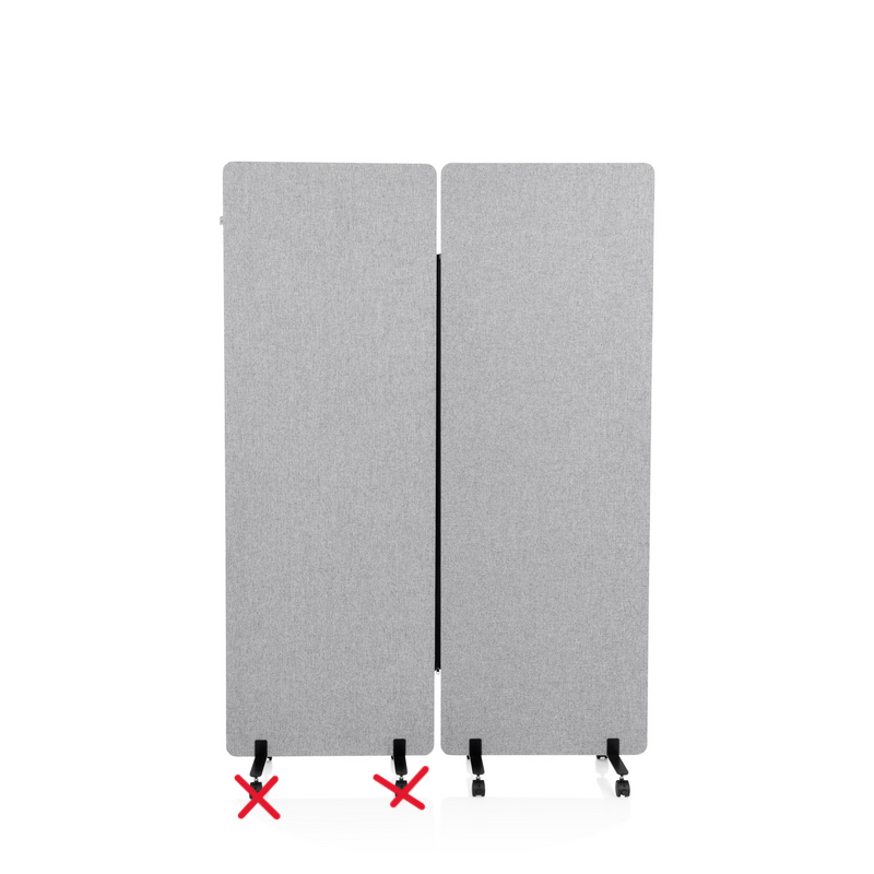 C-Ware Hjh Office Trennwand Panel Sichtschutz Akustikwand Pet Polyester Siehe Text/Foto