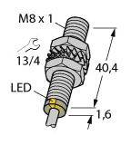 B-Ware Turck NAMUR BIM-EG08-Y1X Magnetfeldsensor Magnetinduktiver Näherungssensor