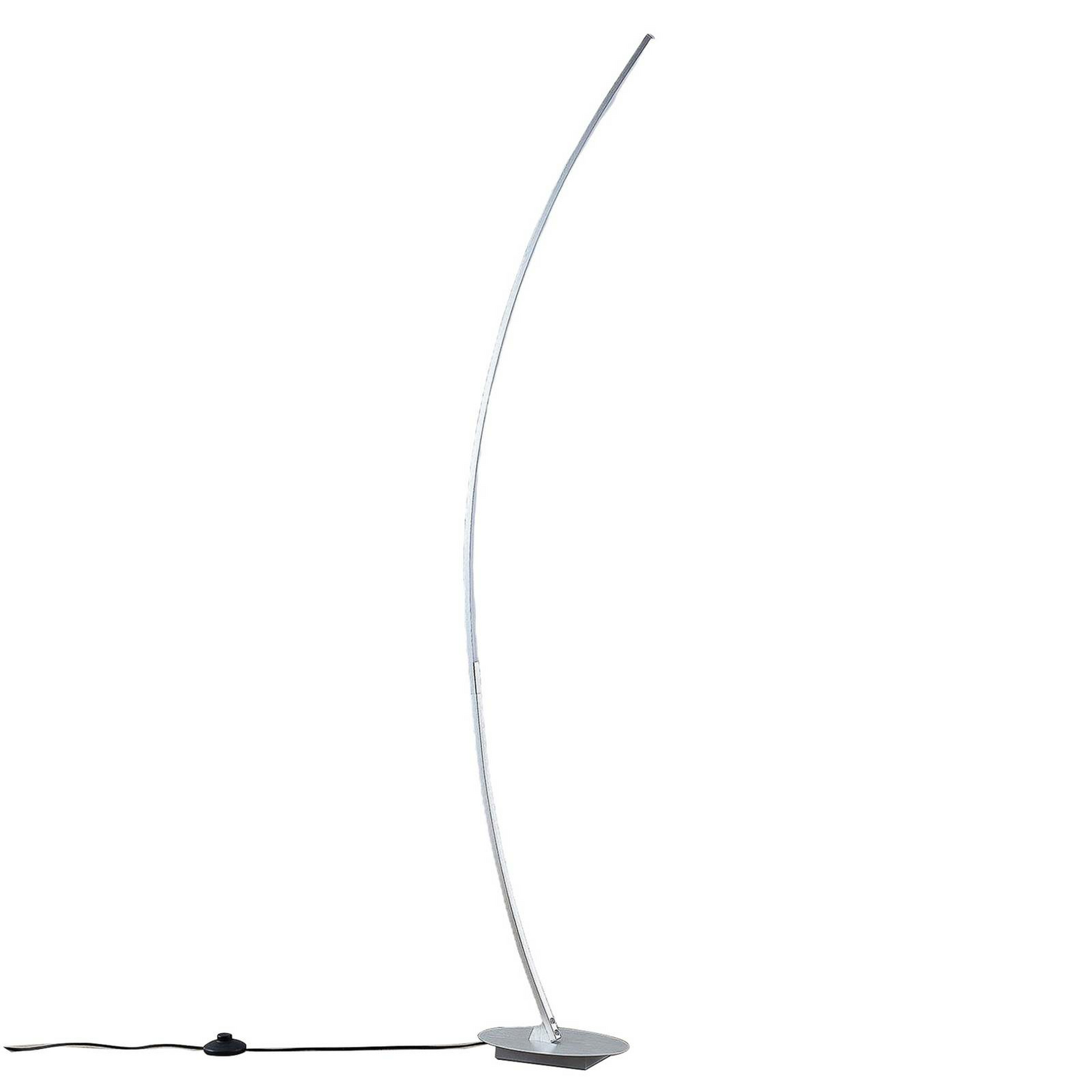 B-Ware Lindby Led Bogenstehleuchte Nalevi Stehlampe Lampe Leuchte Led Silber Gebürs463