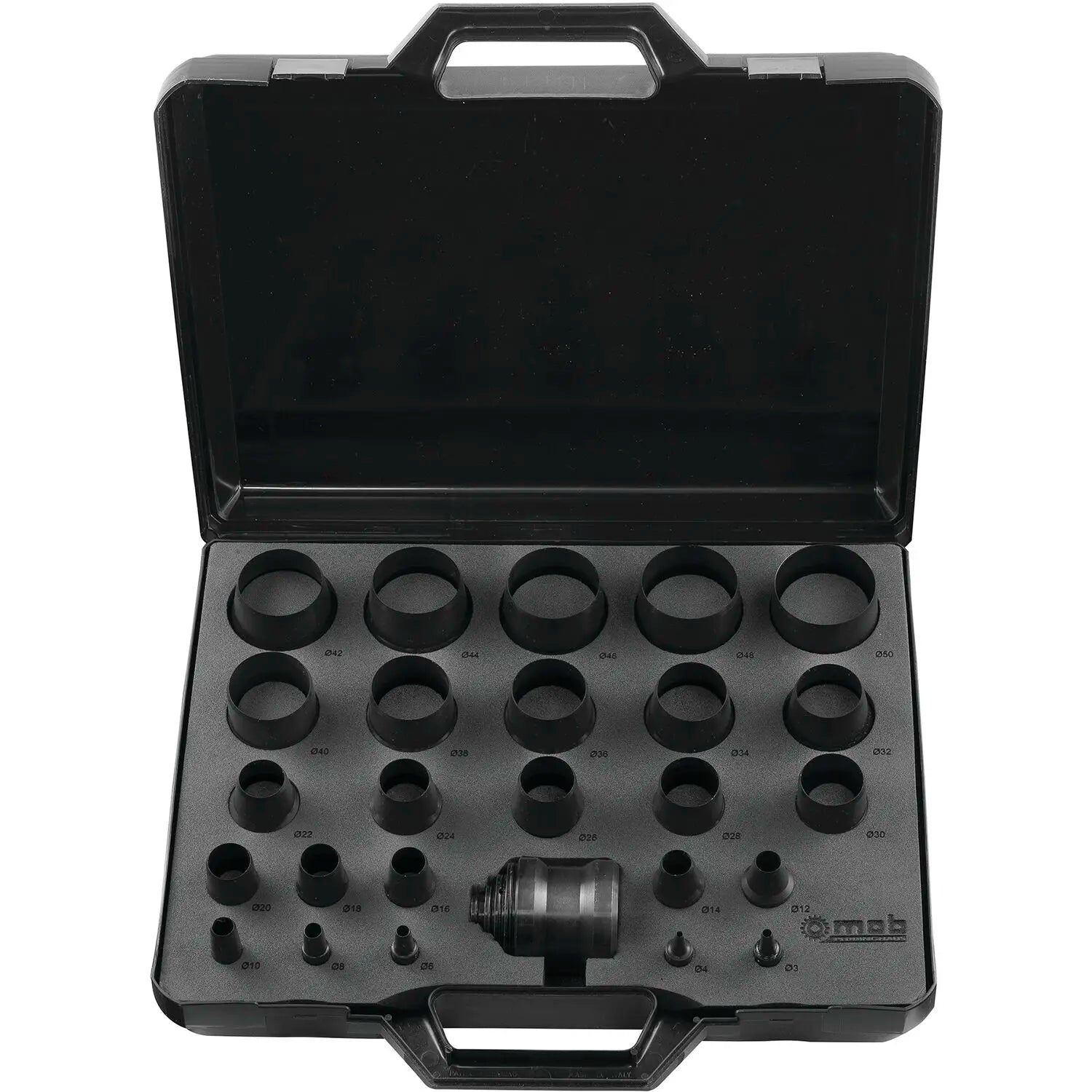 B-Ware Mob Peddinghaus Locheisensatz Set 26tlg Patentlocheisen Edelstahl Blechkasten