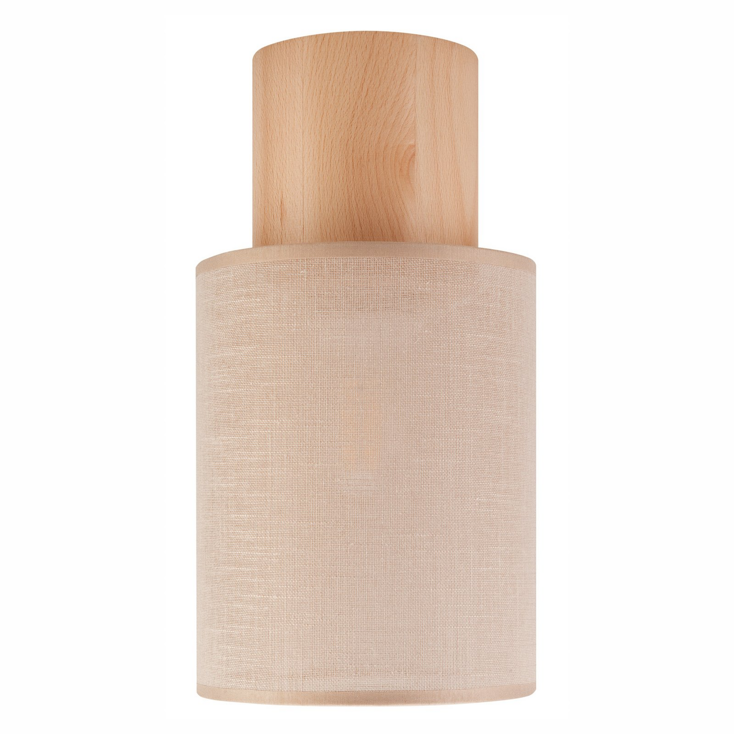 B-Ware Envostar Asolita Deckenleuchte Stoffschirm Beige Deckenlampe Lampe Leuchte Spot