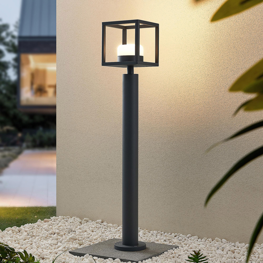 B-Ware Lucande Timio Wegeleuchte Lampe 85 cm Sockelleuchte Wegelampe Aussenleuchte