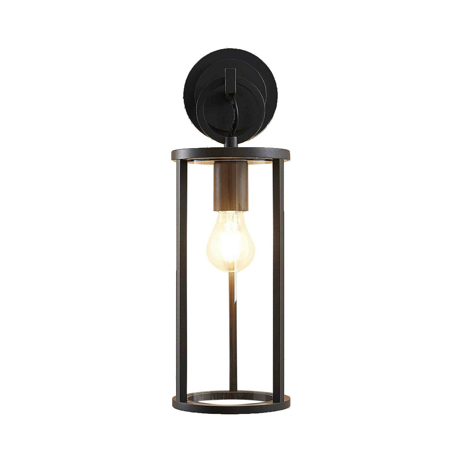B-Ware Lucande Emmeline Außenwandleuchte Gartenleuchte Wandleuchte Laternenform Lampe