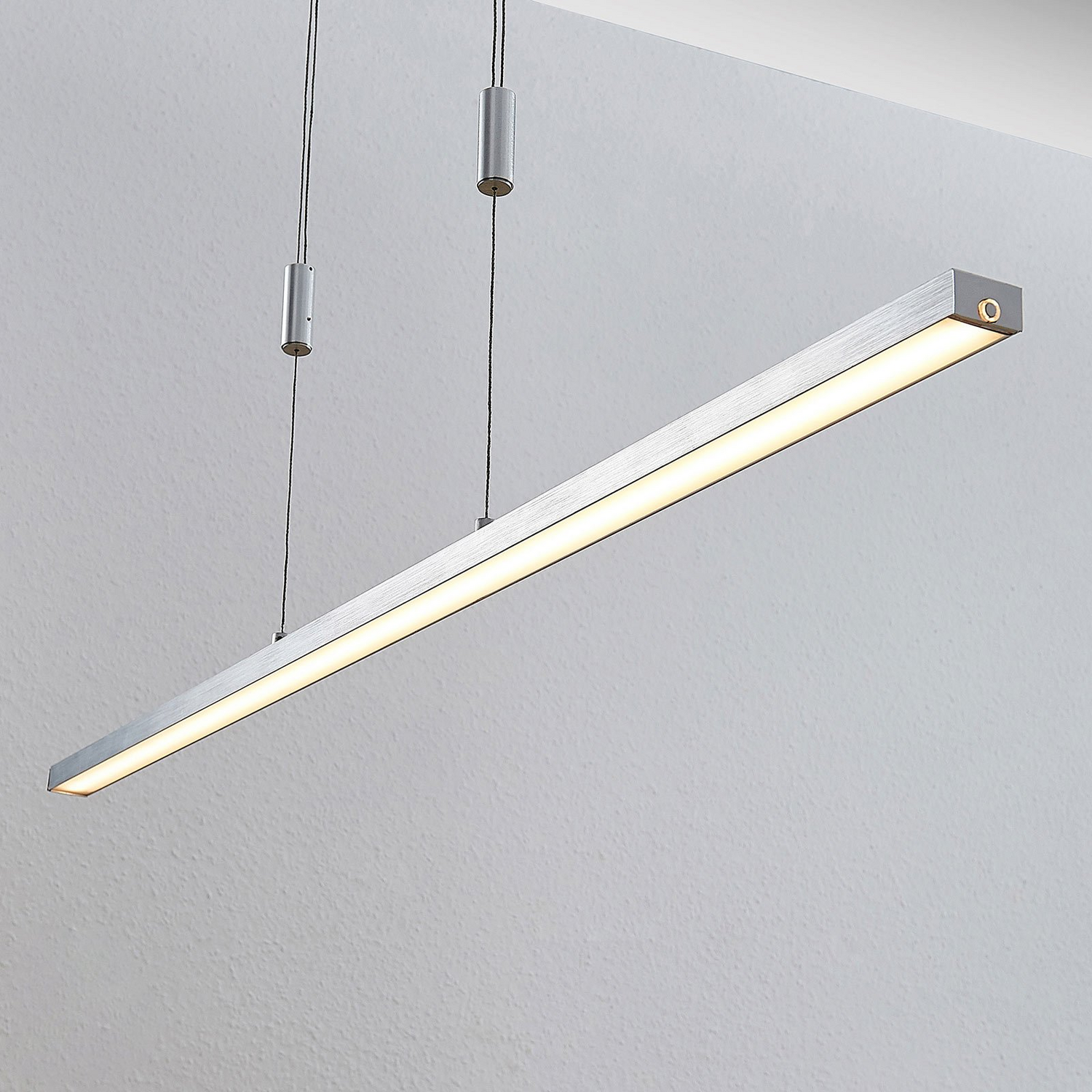 B-Ware Lucande Myron Led Hängeleuchte Pendelleuchte Deckenlampe Lampe Alu Touchdim747