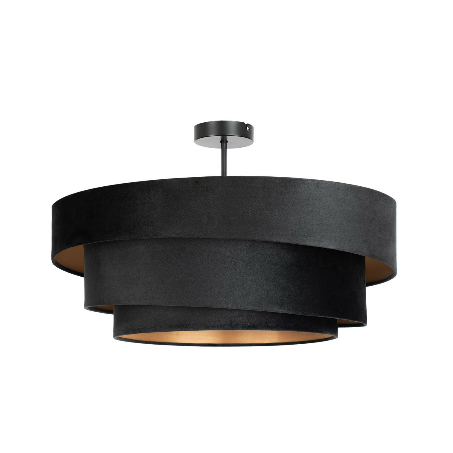 B-Ware Lindby Jusari Deckenlampe Hängeleuchte Lampe Leuchte 3 Flmg E27 Textil Schw967