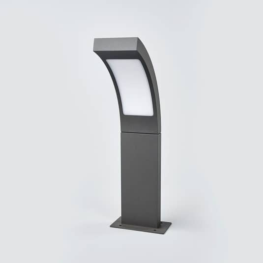 B-Ware Lucande Moderne Led Sockelleuchte Juvia Wegeleuchte Gartenlampe In Grafitgrau