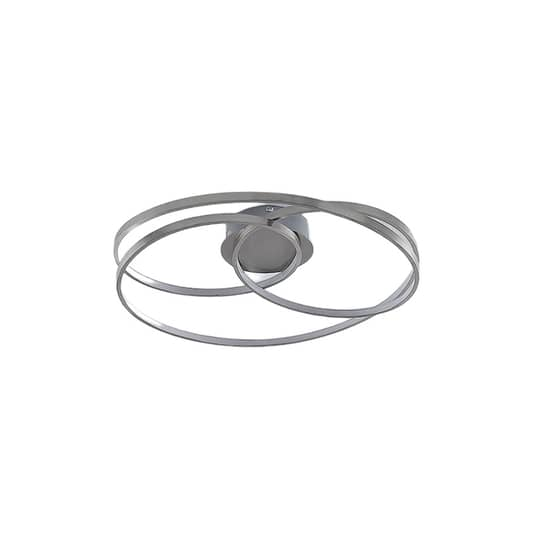 B-Ware Lindby Ronka Led Deckenlampe Deckenleuchte Deckenlicht Led 36 W Nickel Satiniert