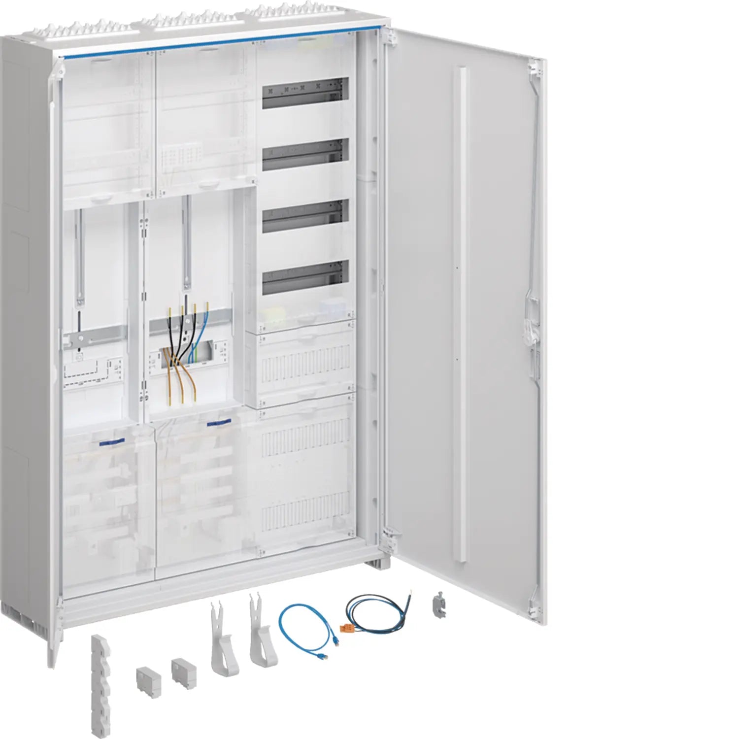 B-Ware Hager Komplettschrank Zählerschrank Zählerplatz Apz Ip44 1100x550x205 Mm Esa