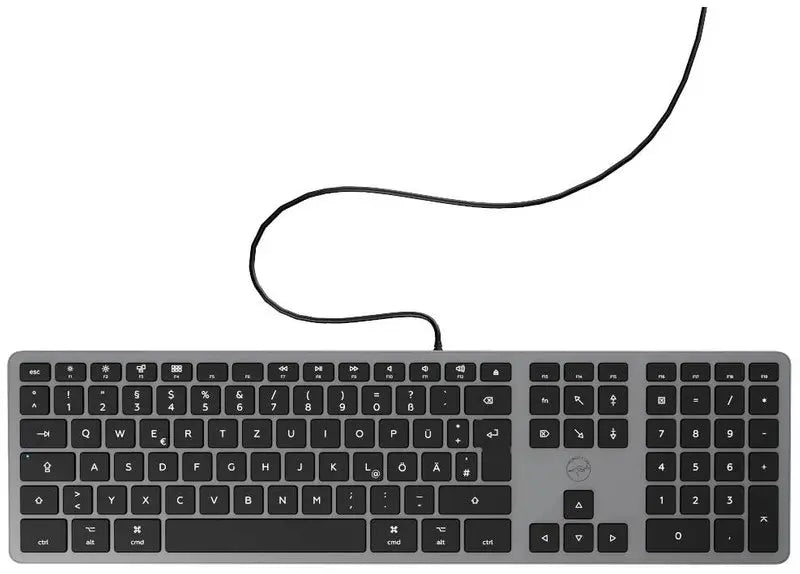 B-Ware Mobility Lab Tastatur Keyboard Mac Os Qwertz Deutsch Grau Büro Zuhause